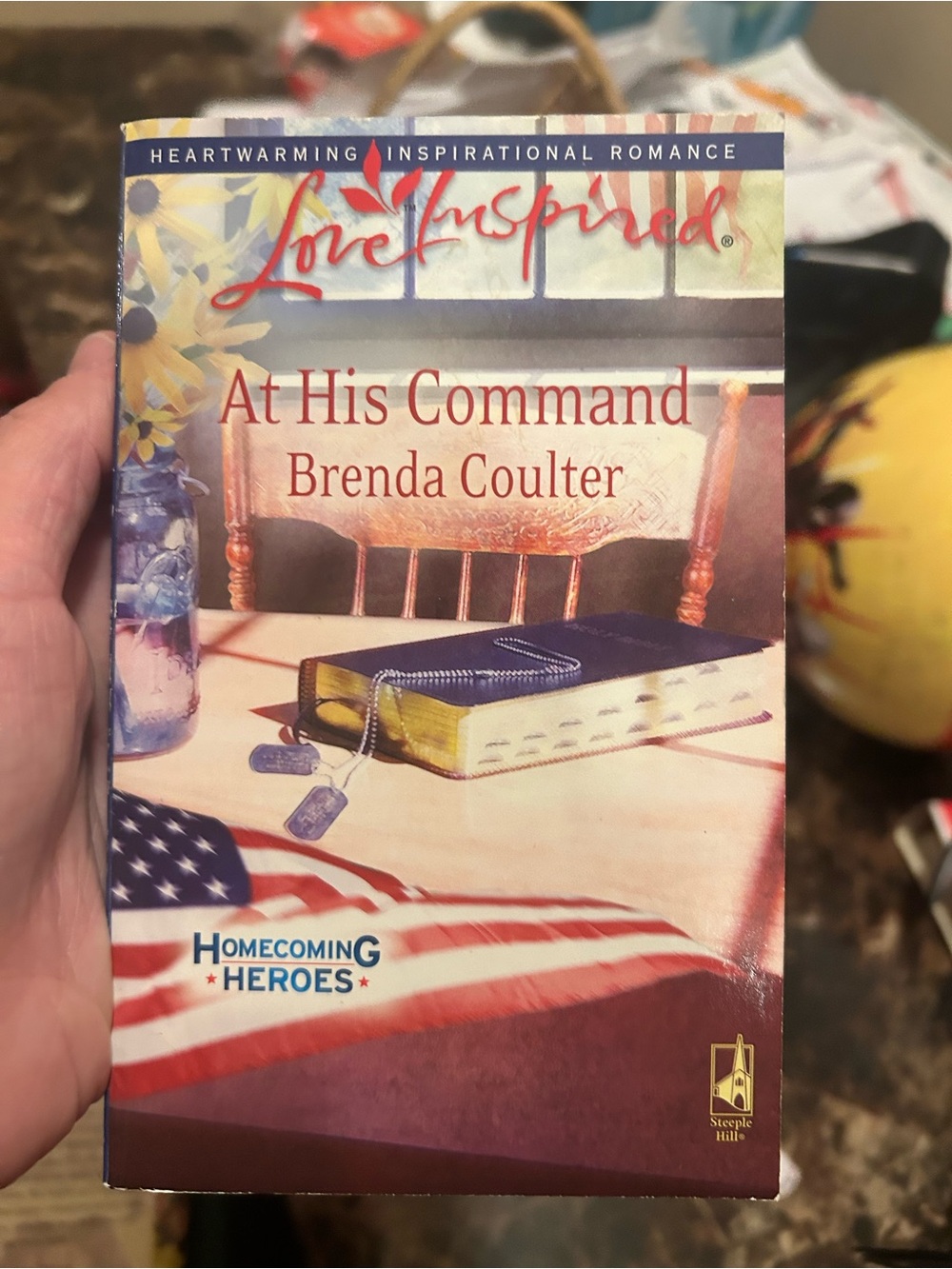 Love Inspired: At His Command by Brenda Coulter - Patriotic Cover